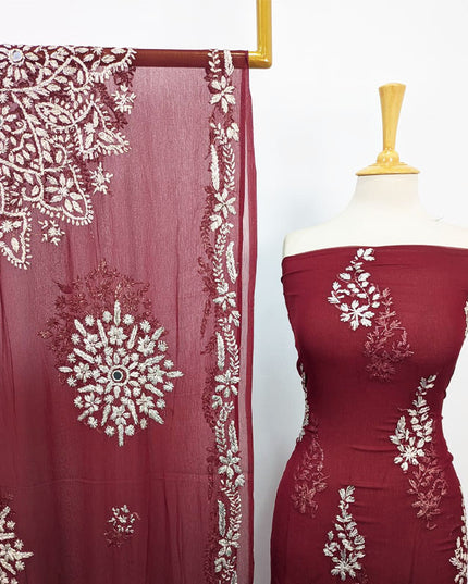 Chiffon with Handmade Gotta Work Shirt Dupatta 2PC Unstitched