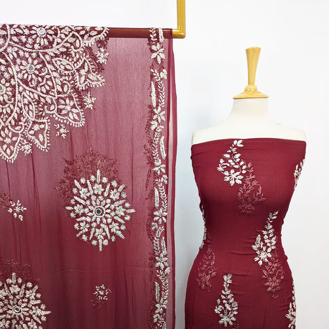 Chiffon with Handmade Gotta Work Shirt Dupatta 2PC Unstitched