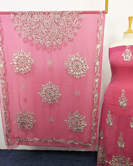 Chiffon with Handmade Gotta Work Shirt Dupatta 2PC Unstitched