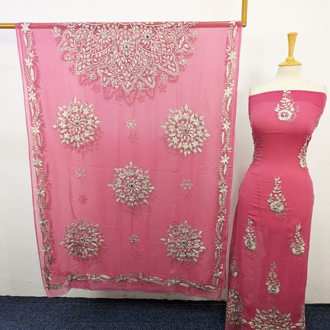 Chiffon with Handmade Gotta Work Shirt Dupatta 2PC Unstitched