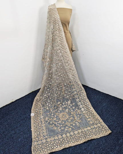 Handmade Full Jaal Gotta Work Organza Dupatta