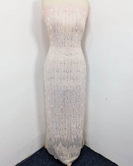 Fancy Net with Front Back Sitara Jaal Work 2PC Unstitched