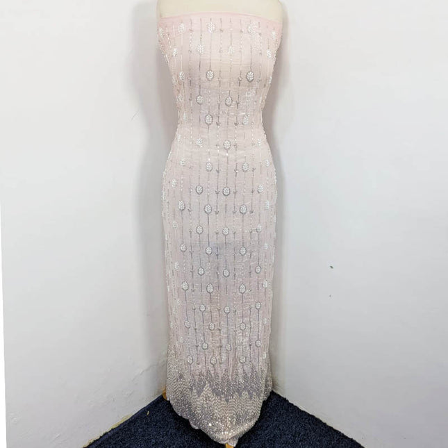 Fancy Net with Front Back Sitara Jaal Work 2PC Unstitched