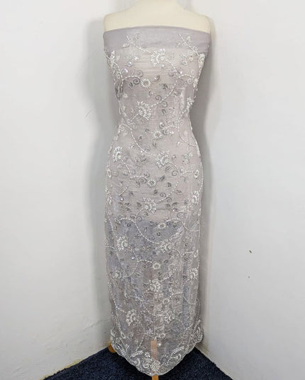 Fancy Silk Cut Dana with Embroidered + Siatara Work 2PC Unstitched