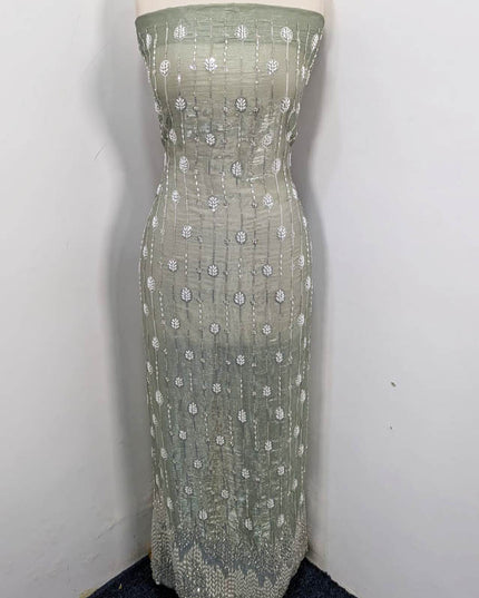 Silk Cut Dana with Embroidered + Siatara Work 2PC Unstitched