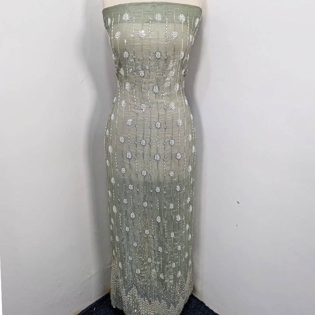 Silk Cut Dana with Embroidered + Siatara Work 2PC Unstitched