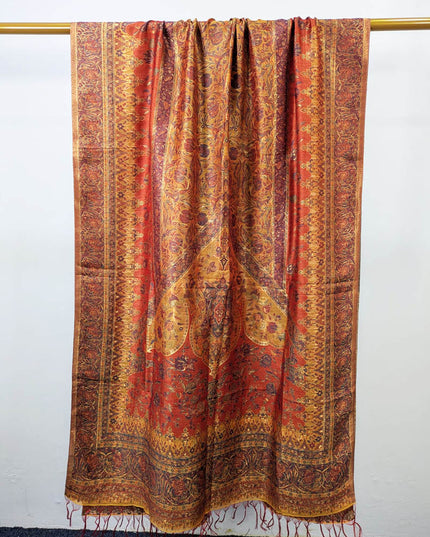 Fancy Pure Indian Kani Silk with Zari Work Shawl