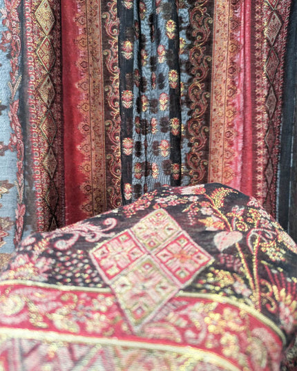 Exquisite Pure Indian Kani Silk with Zari Work Shawl (Ready To Wear)