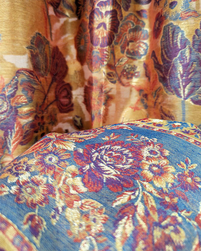 Fancy Rose Garden Kani Silk - Shawl