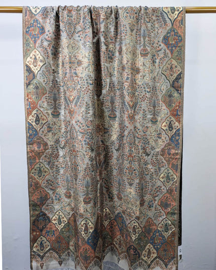 Fancy Pure Indian Kani Silk with Zari Work Shawl