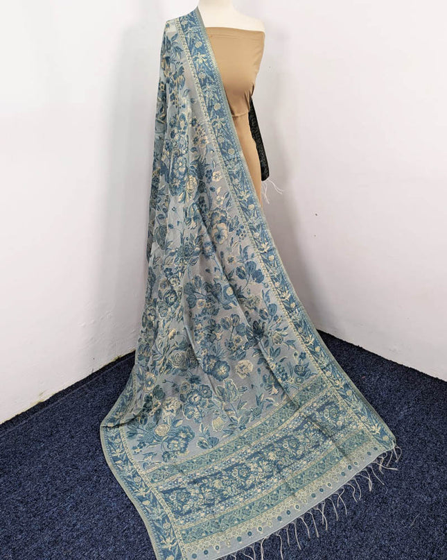 Rose Garden Kani Silk - Shawl (Ready To Wear)
