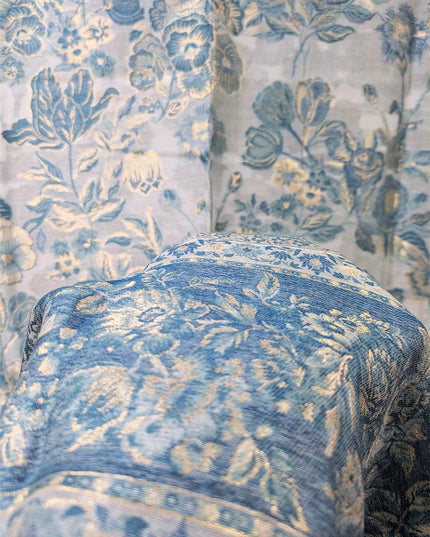 Rose Garden Kani Silk - Shawl (Ready To Wear)