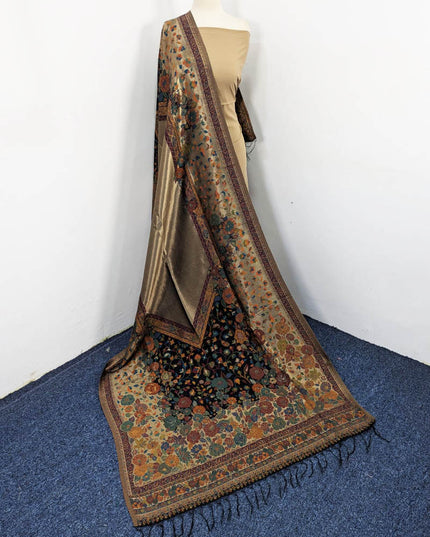 Pure Indian Moonlight Kani Shawl (Ready To Wear)