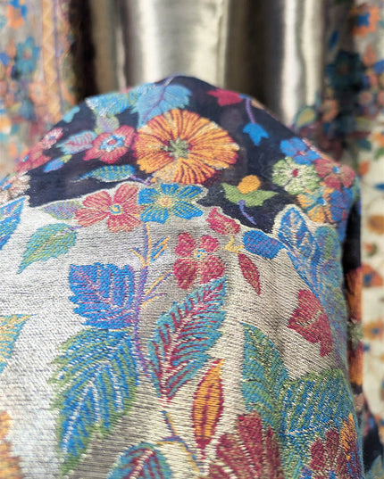 Pure Indian Moonlight Kani Shawl (Ready To Wear)