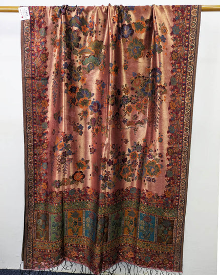 Floral Bunches Moonlight Kani Shawl (Ready To Wear)