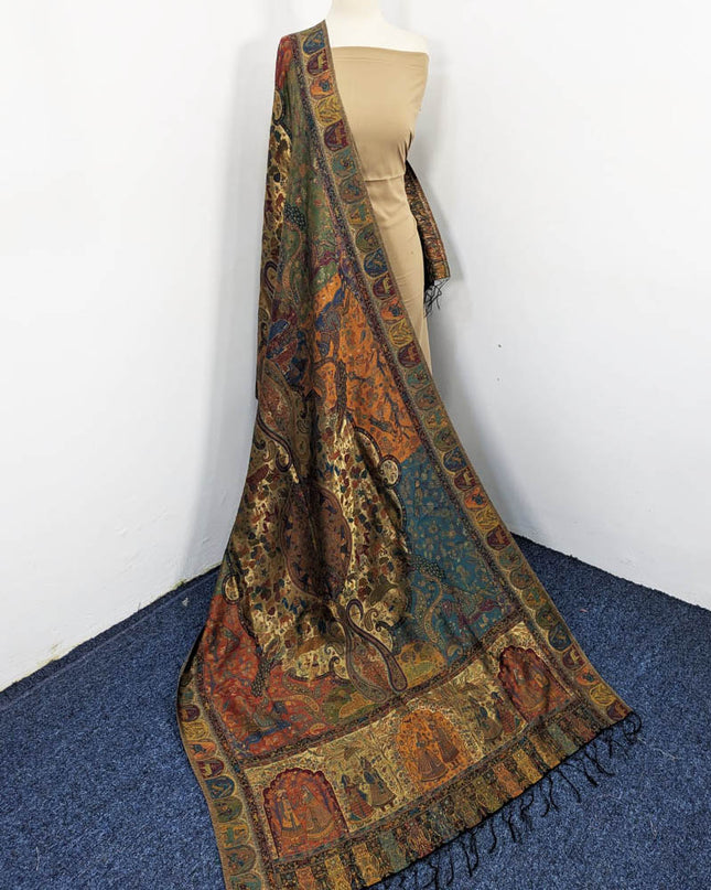 Fancy Pure Indian Moonlight Kani Shawl