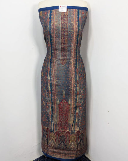 Luxury Pure Indian Kani Silk with Moonlight Work 3PC Unstitched