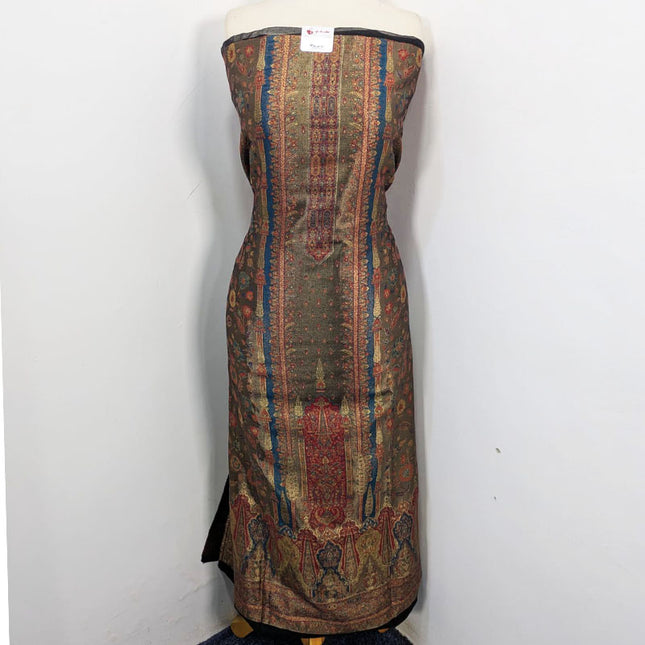 Fancy Pure Indian Kani Silk with Moonlight Work 3PC Unstitched