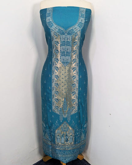 Premium Pure Indian Kani Silk with Moonlight Work 3PC Unstitched