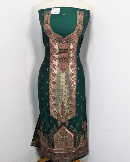 Luxury Pure Indian Kani Silk with Moonlight Work 3PC Unstitched