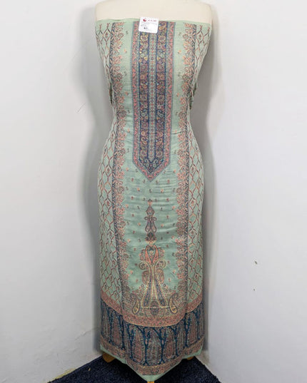 Premium Zari Work Pure Indian Kani Silk 3PC Unstitched