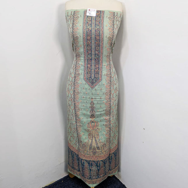 Premium Zari Work Pure Indian Kani Silk 3PC Unstitched