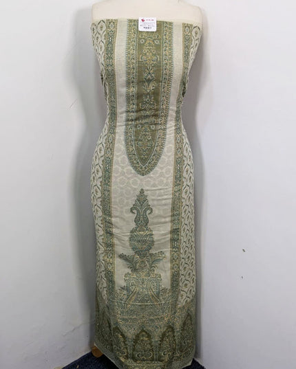 Luxury Pure Indian Kani Silk with Zari Work 3PC Unstitched