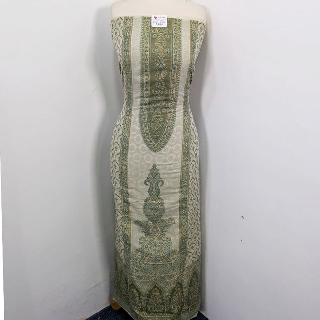 Luxury Pure Indian Kani Silk with Zari Work 3PC Unstitched