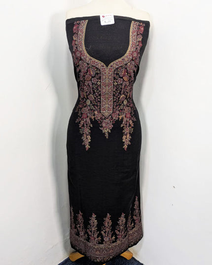 Premium Zari Work Pure Indian Kani Silk 3PC Unstitched