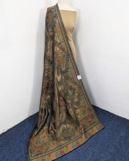 Exquisite Pure Indian Moonlight Kani Silk Shawl
