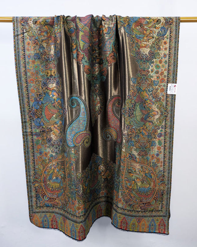 Exquisite Pure Indian Moonlight Kani Silk Shawl