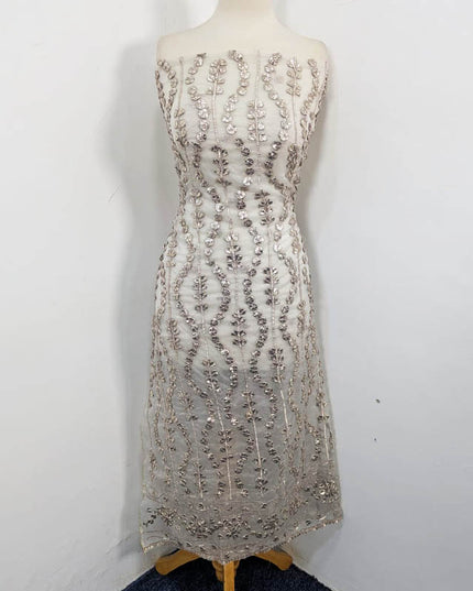 Handmade Full Jaal Gotta Work Dyeable Organza 2PC Unstitched