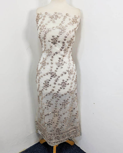 Fancy Handmade Full Jaal Gotta Work Dyeable Organza 2PC Unstitched