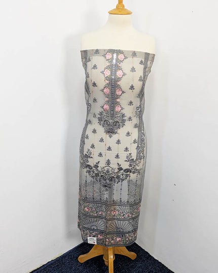 Fancy Organza Full Jaal Embroidered Work 3PC