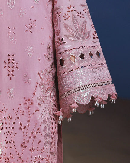 NUREH - Aman Embroidered Luxury Lawn 26 Unstitched 3Pc - NE-232- Seeran