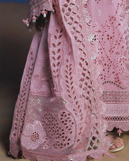 NUREH - Aman Embroidered Luxury Lawn 26 Unstitched 3Pc - NE-232- Seeran