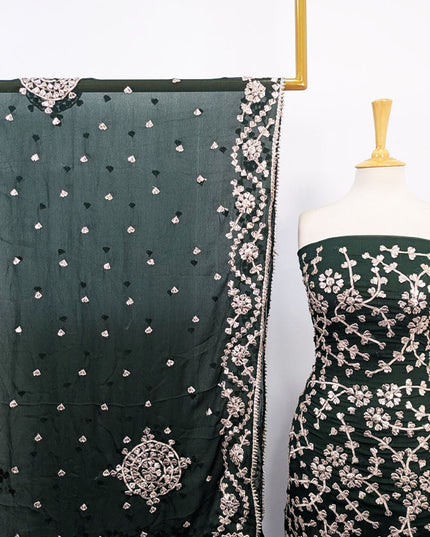 Handmade Full Jaal Gotta Work Chiffon 2Pc Unstitched