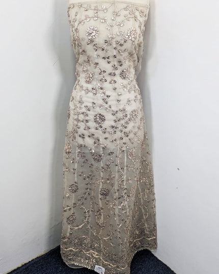 Fancy Handmade Gotta Work Dyeable Organza Frock 2PC Unstitched