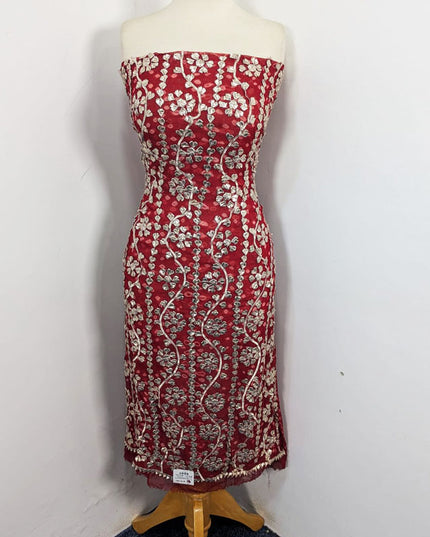 Bamber Chiffon with Chunnri + Gotta Work 2Pc Unstitched