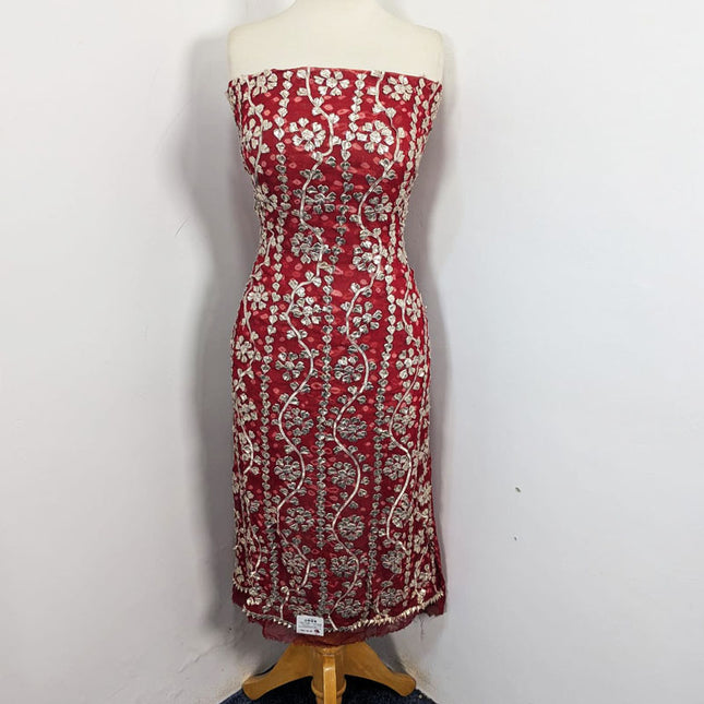 Bamber Chiffon with Chunnri + Gotta Work 2Pc Unstitched