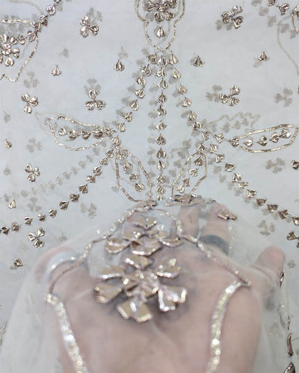 Dyeable Organza with Full Jaal Gotta Work Dupatta