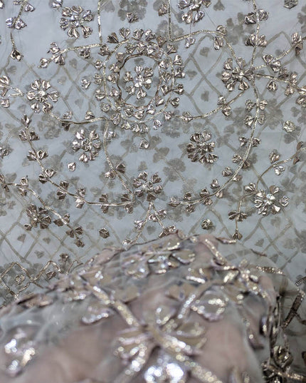 Organza with Full Jaal Gotta Work Dupatta (Dyeable in All Colors)