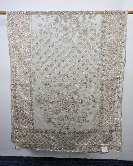 Organza with Full Jaal Gotta Work Dupatta (Dyeable in All Colors)