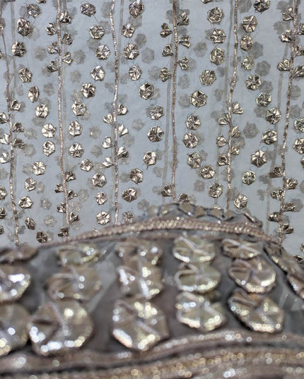 Fancy Handmade Full Jaal Gotta Work Dyeable Organza Dupatta