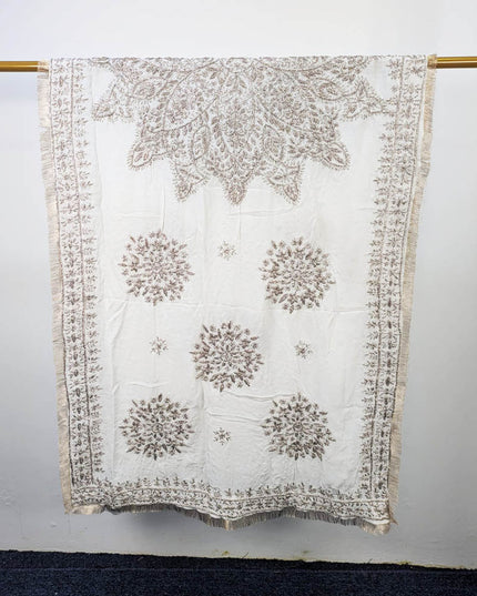 Silk with Handmade Full Jaal Gotta Work Dupatta (Dyeable in All Colors)