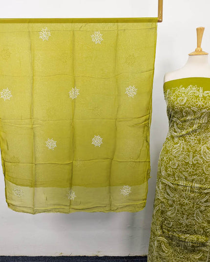 Fancy Lawn with Shadow Work 3Pc Unstitched