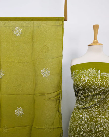 Fancy Lawn with Shadow Work 3Pc Unstitched