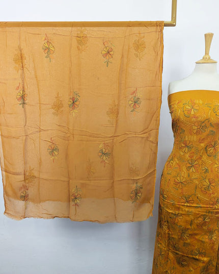 Fancy Lawn with Full Jaal Kacha Tanka Work 3Pc Unstitched