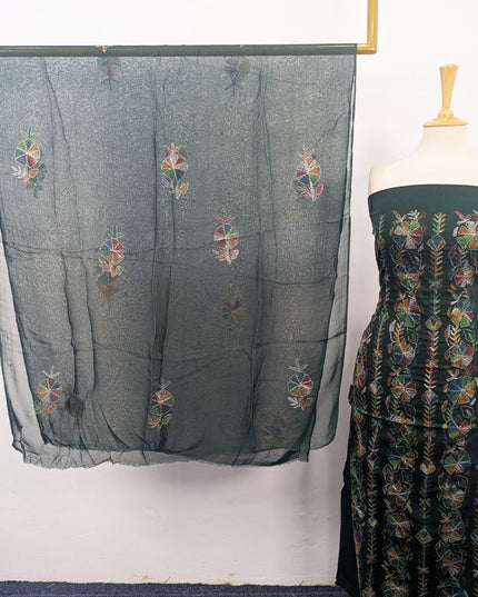 Kacha Tanka Full Jaal Work Lawn 3Pc Unstitched