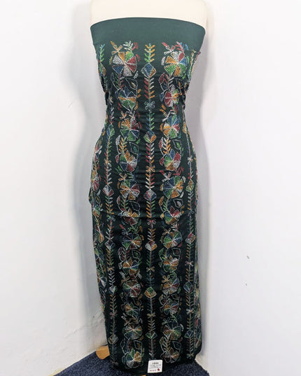 Kacha Tanka Full Jaal Work Lawn 3Pc Unstitched